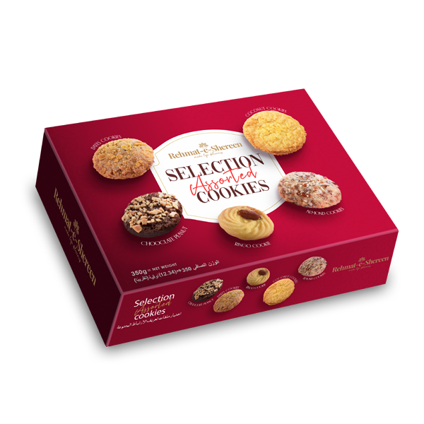 Rehmat E Shereen Selection Cookies - 350gm (14pcs)
